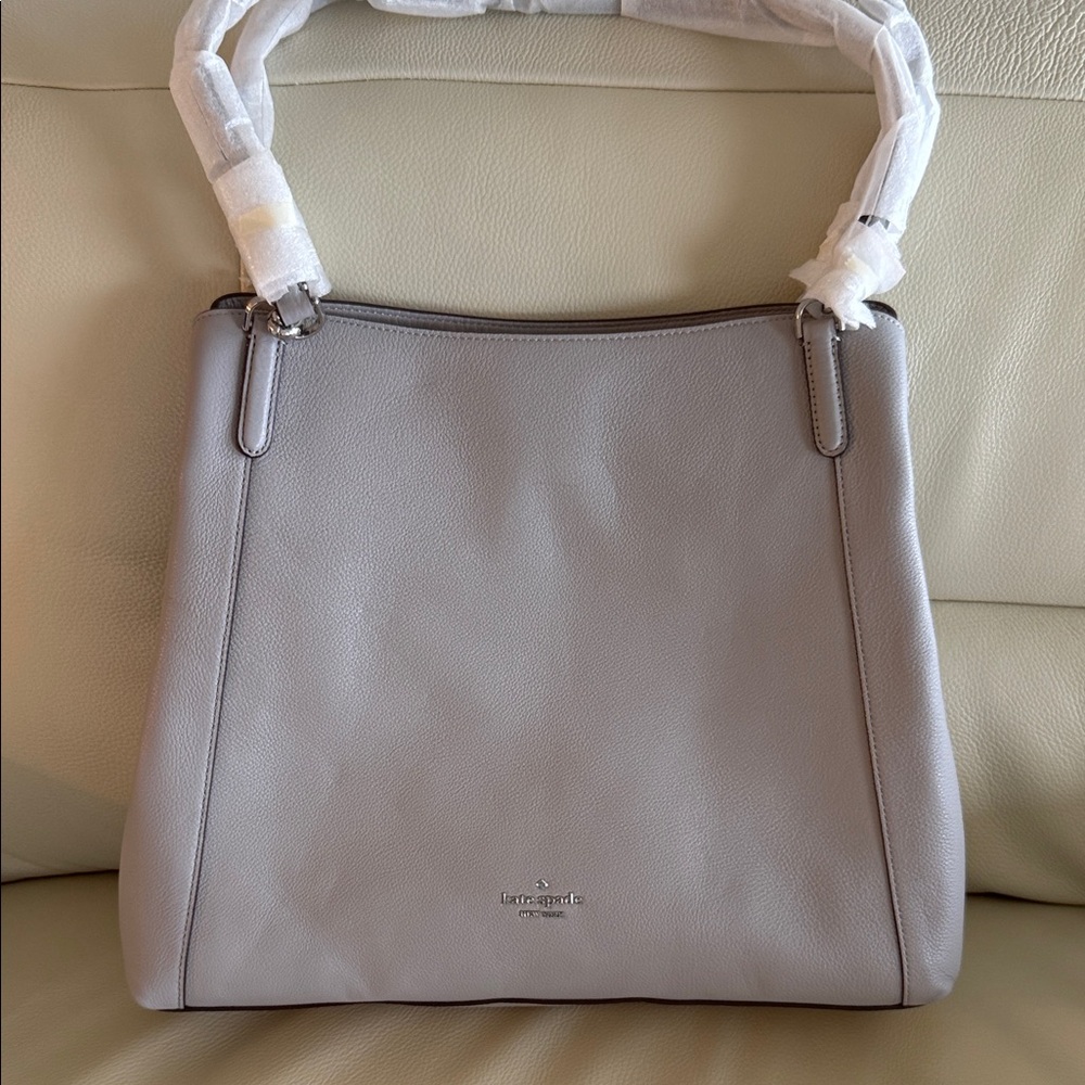 Kate Spade Light Gray Shoulder Bag